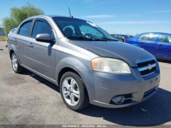  Salvage Chevrolet Aveo