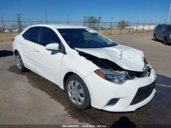  Salvage Toyota Corolla