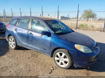  Salvage Toyota Matrix