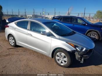  Salvage Hyundai ELANTRA