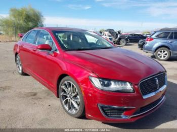  Salvage Lincoln MKZ