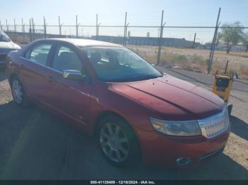  Salvage Lincoln MKZ