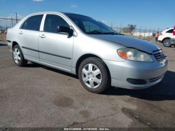  Salvage Toyota Corolla