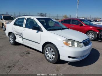  Salvage Toyota Corolla