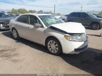  Salvage Lincoln MKZ