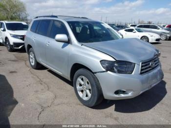  Salvage Toyota Highlander