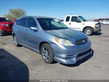  Salvage Toyota Matrix