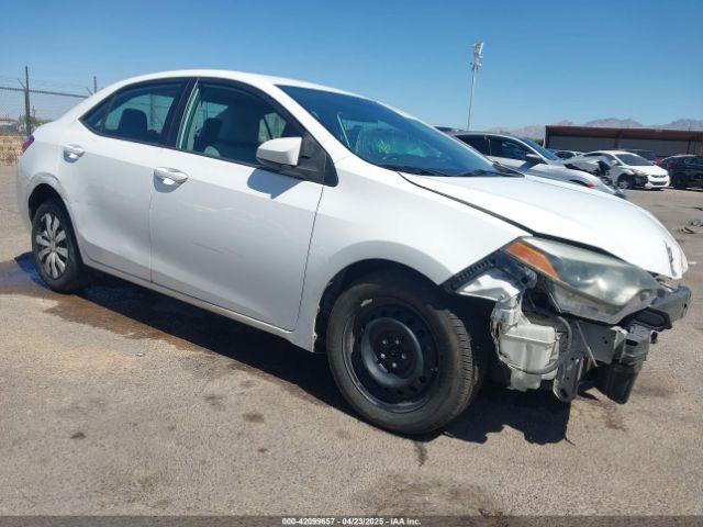  Salvage Toyota Corolla