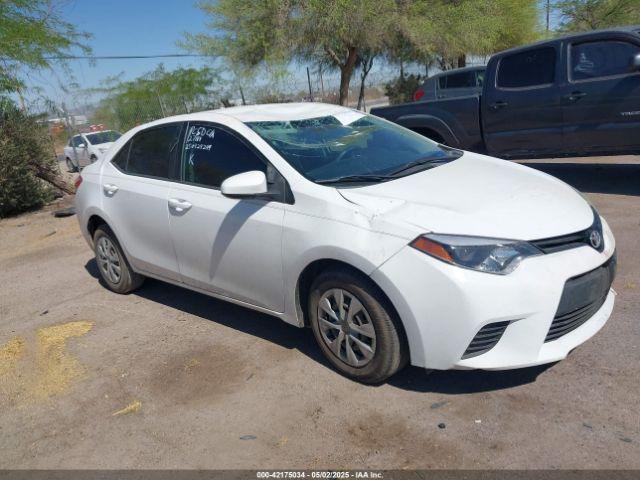  Salvage Toyota Corolla