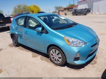  Salvage Toyota Prius c