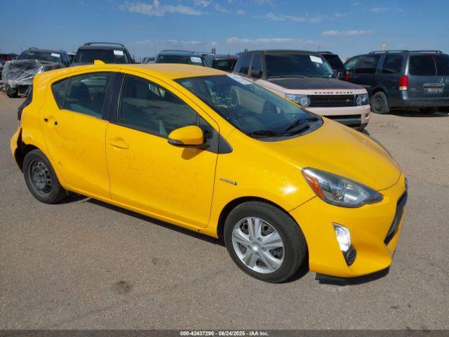  Salvage Toyota Prius c