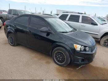  Salvage Chevrolet Sonic