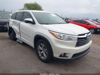  Salvage Toyota Highlander