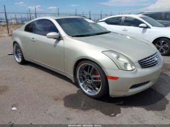  Salvage INFINITI G35