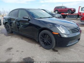  Salvage INFINITI G35x