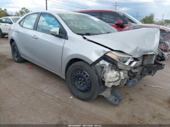  Salvage Toyota Corolla