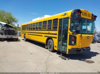  Salvage Blue Bird School Bus   Transit Bus