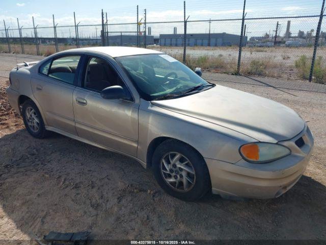  Salvage Pontiac Grand Am