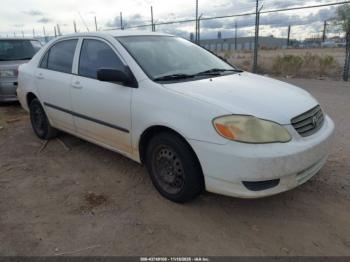  Salvage Toyota Corolla