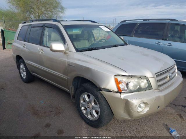  Salvage Toyota Highlander