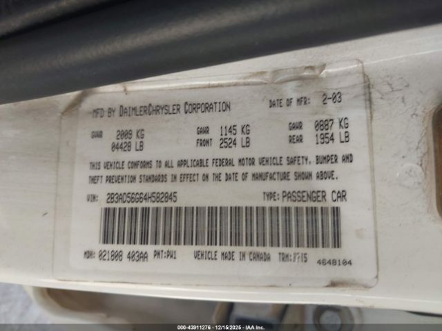 Dodge Intrepid Image 9