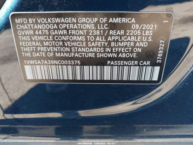 Volkswagen Passat 2.0t Se Image 11