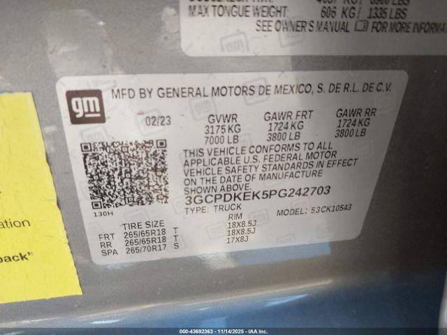 Chevrolet Silverado 1500 4wd  Short Bed Lt With 2fl Image 7