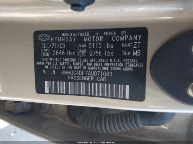 Hyundai Genesis 4.6 Image 8