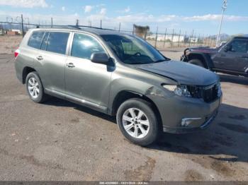  Salvage Toyota Highlander